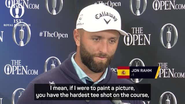 Rahm clarifies fan confrontation in opening round of The Open