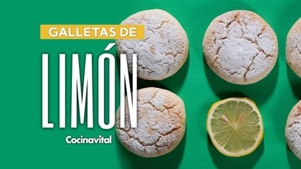 Receta de galletas de limón con 6 ingredientes