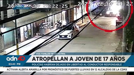 Así quedó grabado el momento en que un joven de 17 años fue atropellado en Puebla