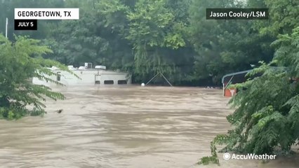 The violent force of flash flooding