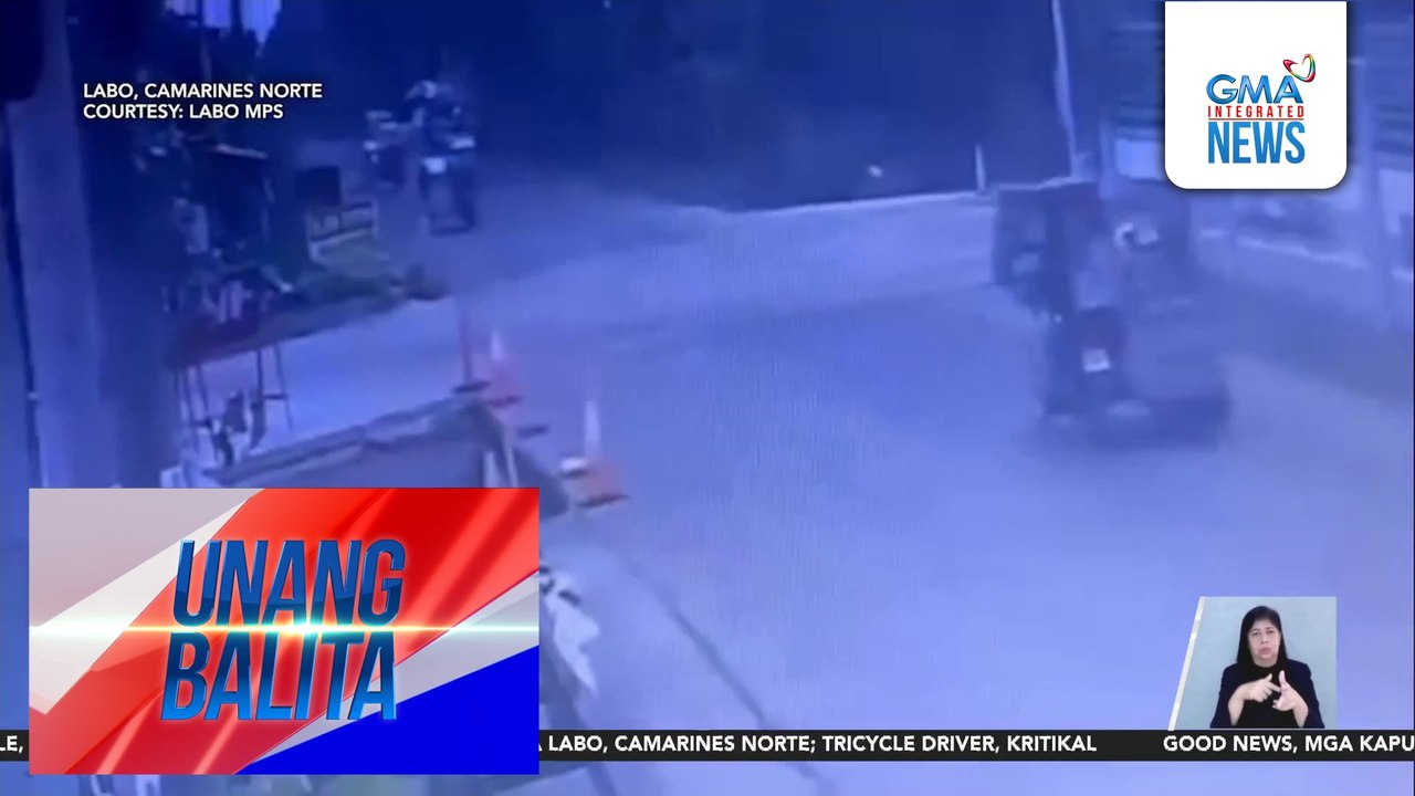 Mag-inang sakay ng tricycle, patay matapos mabangga ng ambulansya; tricycle driver, kritikal | Unang Balita