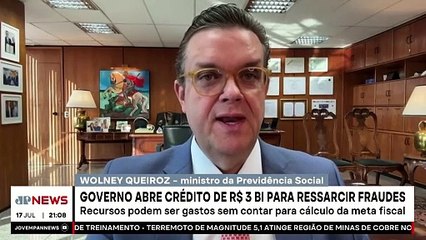 Governo abre crédito de R$ 3 bilhões para ressarcir fraudes do INSS