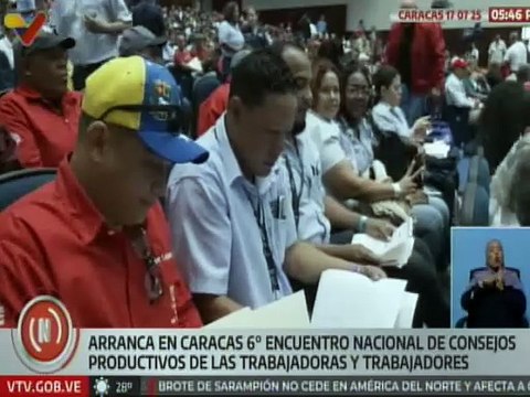 Inicia 6.º Encuentro Nacional de los Consejos Productivos de Trabajadores y Trabajadoras