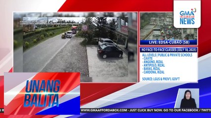 Huli-cam – Tricycle, nahagip ng isang minivan sa Robredo Ave.; driver, sugatan | Unang Balita