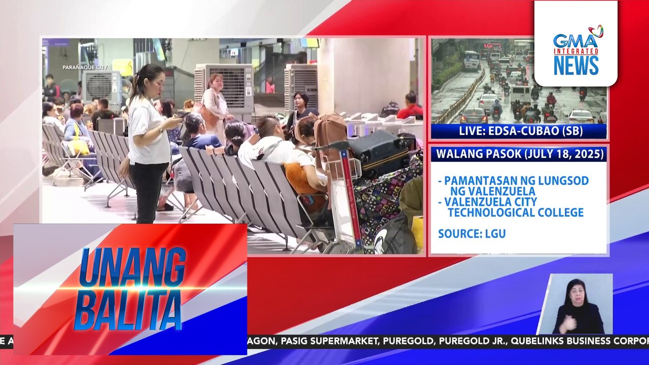Ilang pasahero sa PITX, nangangambang maantala ang biyahe dahil sa Bagyong Crising | Unang Balita