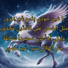 يا عين جودي بدمع غير منزور ،  الخنساء