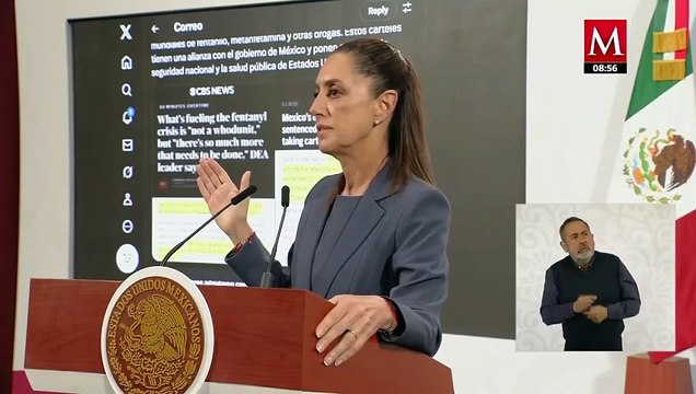 Sheinbaum responde a dichos de Trump sobre control del narco en México
