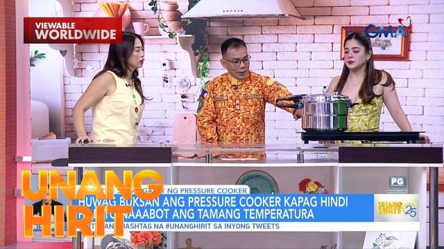 Lalaki, naputukan ng pressure cooker sa mukha! | Unang Hirit