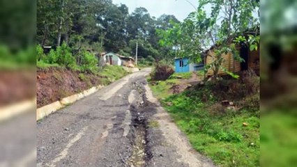 Cadena humana en Padre Las Casas por reparación de carretera