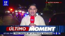 Hombre se lanzó a un vehículo de carga pesada que iba en marcha en Talanga