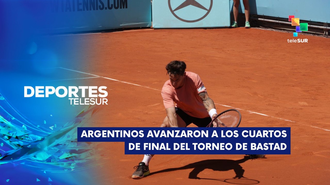 Argentina se destaca en torneo ATP 250 de Bastad DEPORTES TELESUR 17-07-2025