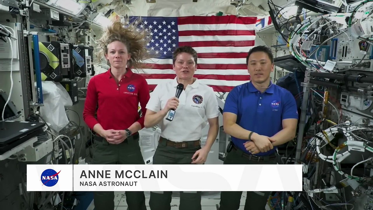 NASA Astronauts Send Fourth of July Wishes From the International Space Station