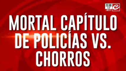 Policias vs chorros