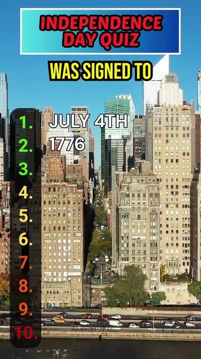🇺🇸 Independence Day Quiz | 10 Patriotic Questions to Test Your U.S. History Knowledge 🎆🧠