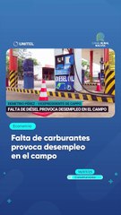 Falta de carburantes provoca desempleo en el campo