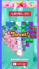 Candy Crush Saga Level 14 – Sugar Spiral Showdown! #CandyCrush #Level14 #PuzzleGaming