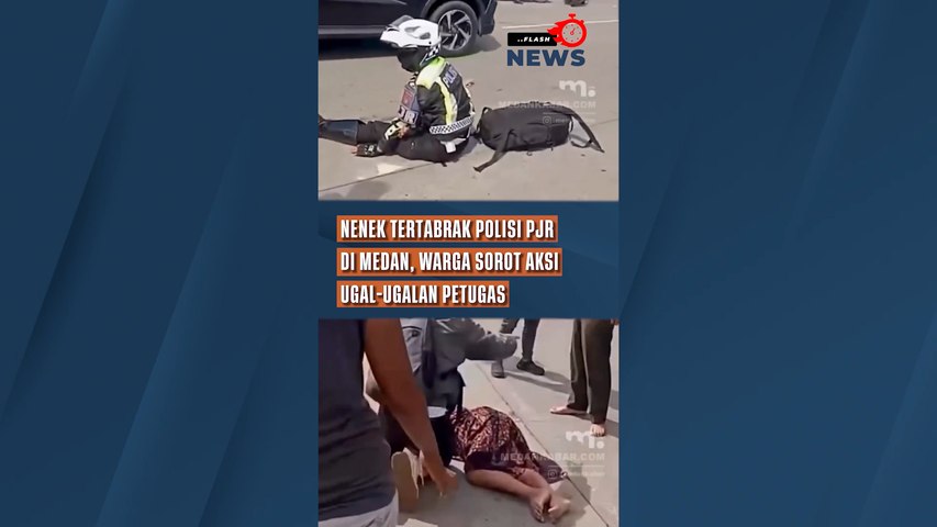 Nenek Tertabrak Polisi PJR di Medan, Warga Sorot Aksi Ugal-ugalan Petugas
