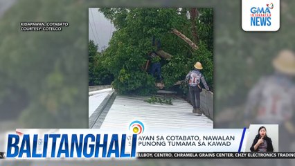 Anim na Lungsod at Bayan sa Cotabato, nawalan ng kuryente dahil sa punong tumama sa kawad | Balitanghali