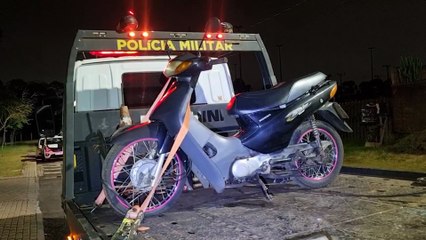 Motocicleta furtada é recuperada após denúncia de abandono na Rua Harpia Floresta
