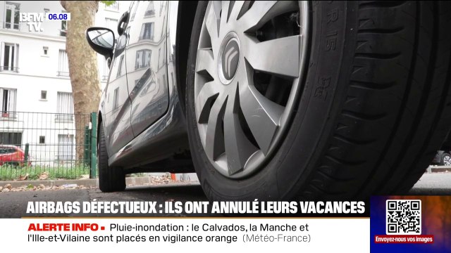 Airbags Takata: des automobilistes contraints d'annuler leurs vacances