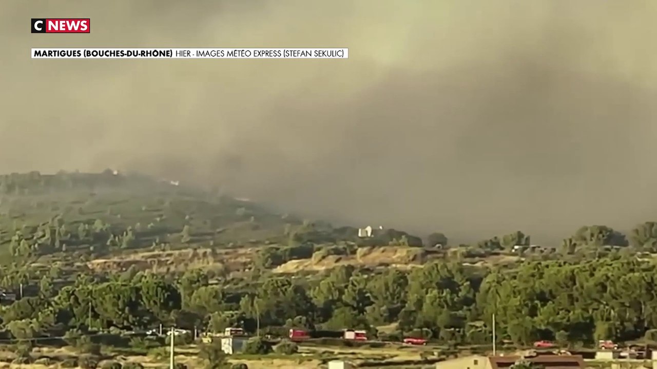 Martigues : 800 pompiers déployés pour éteindre un incendie, des habitants évacués