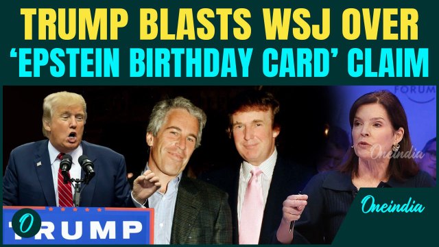 “I NEVER SENT EPSTEIN…” Trump EXPLODES Over “Fake” Epstein Nude Card Claim, VOWS To Sue WSJ
