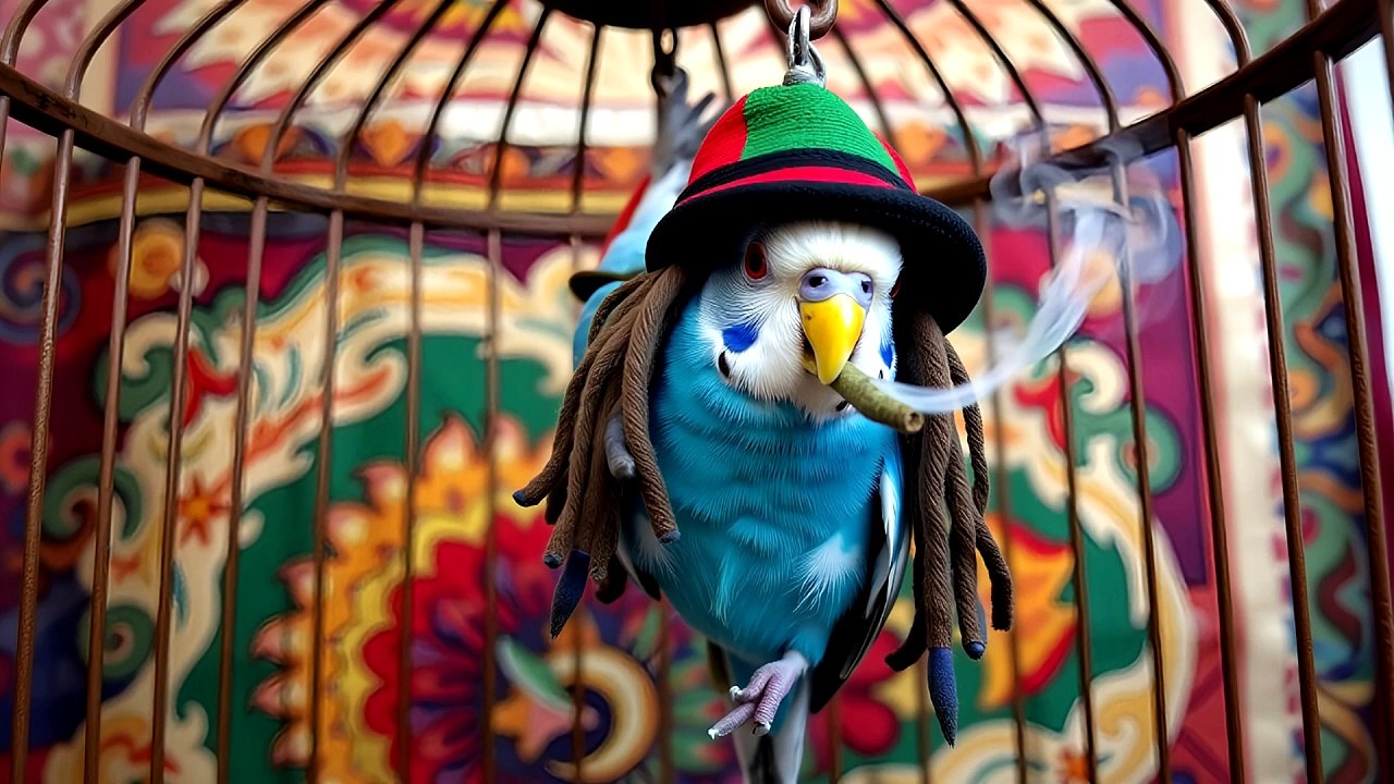 My Budgies Stoned