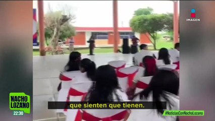 Estudiante denunció acoso sexual de un maestro en graduación de prepa en Chiapas