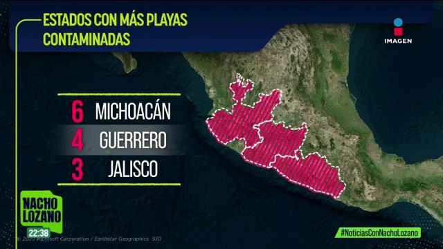 Cofepris revela lista con las playas más contaminadas de México