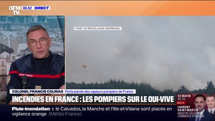 70 personnes évacuées, 154 hectares parcourus... Le point du porte-parole des sapeurs-pompiers de France sur l'incendie à Martigues