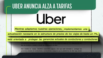 Uber: ¿Qué opinan los consumidores sobre el incremento de 7% en los precios de los viajes?