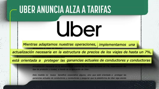 Uber: ¿Qué opinan los consumidores sobre el incremento de 7% en los precios de los viajes?