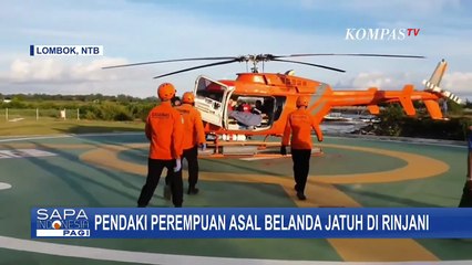 Pendaki Asal Belanda Terjatuh di Gunung Rinjani, Alami Cedera Leher | SAPA PAGI