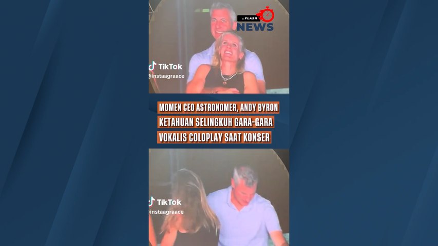 Momen CEO Astronomer, Andy Byron Ketahuan Selingkuh Gara-Gara Vokalis Coldplay Saat Konser