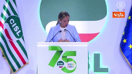 Meloni a congresso Cisl: Per Governo centrale confronto con parti sociali
