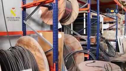 Golpe al robo de cobre en Valladolid