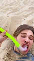 Classic Sand Trap Prank Had Everyone Screaming 😱🌴