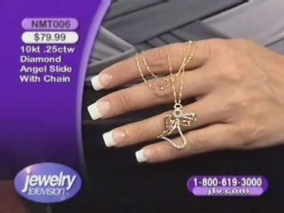 NMT006 - Diamond Angel Slide With Chain