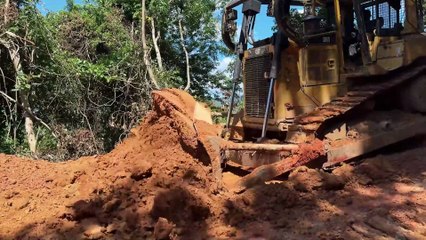 Strengthening Road Infrastructure with D6R XL Bulldozer
