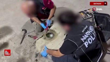 Batman'da ek mazot deposundan 20 kilogram esrar çıktı