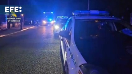 La Guardia Civil vigila la urbanización de Calypo Fado desalojada por el incendio de Méntrida
