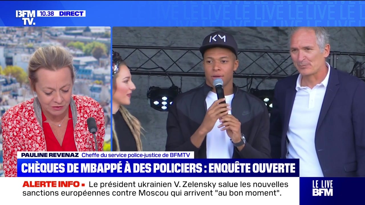 Chèques de Mbappé à des policiers : enquête ouverte - 18/07