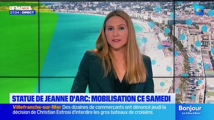 Statue Jeanne d'Arc à Nice: une mobilisation organisée en janvier 2025