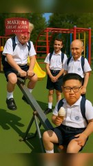 ⚖️Trump vs Kim in School Playground! 🤯Macron Mocks… and Gets Seesawed🚀🤣