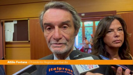 Fontana "Dimissioni Sala? Io garantista sempre, non a giorni alterni"