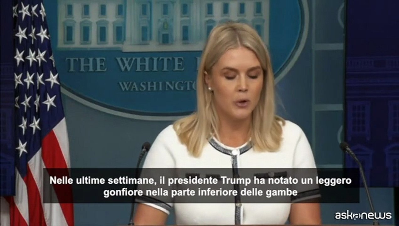 Trump sottoposto a esami medici, Casa Bianca: "Ha un'ottima salute"