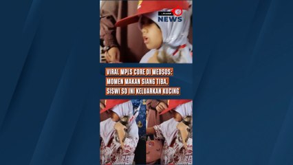Viral MPLS Core di Medsos: Momen Makan Siang Tiba, Siswi SD Ini Malah Keluarkan Kucing dari Tasnya