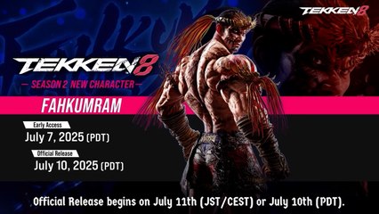 Tekken 8 Fahkumram Character Developer Overview Bandai Namco Summer Showcase 2025