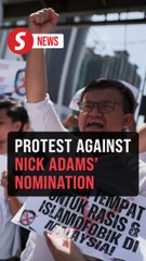 PKR Youth gather outside US embassy to protest Nick Adams’ nomination as envoy pick