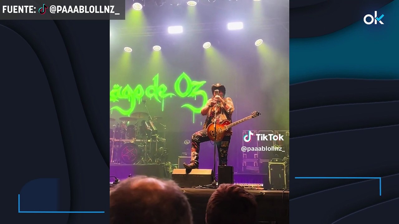 El guitarrista de Mago de Oz no se corta en pleno concierto: "Sánchez, me cago en tus muertos"